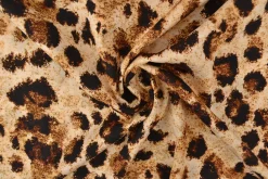 Viscose – Desert leopard beige