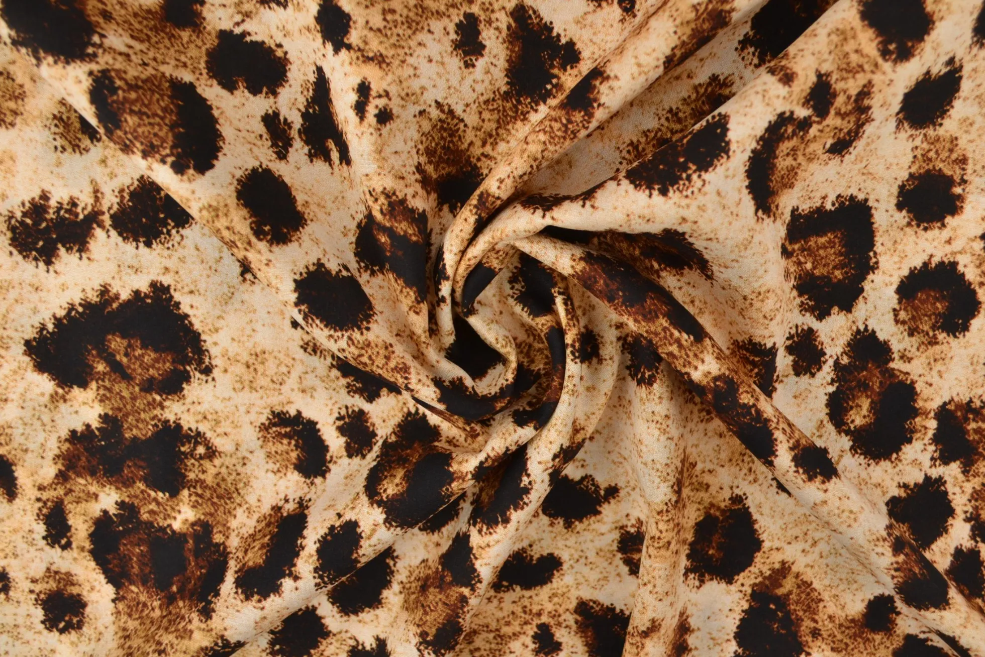 Viscose – Desert leopard beige