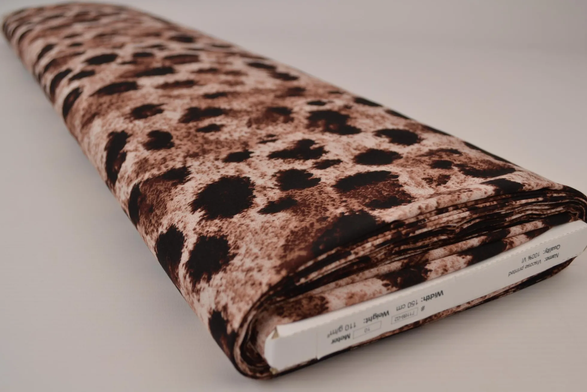 Viscose – Desert leopard brown