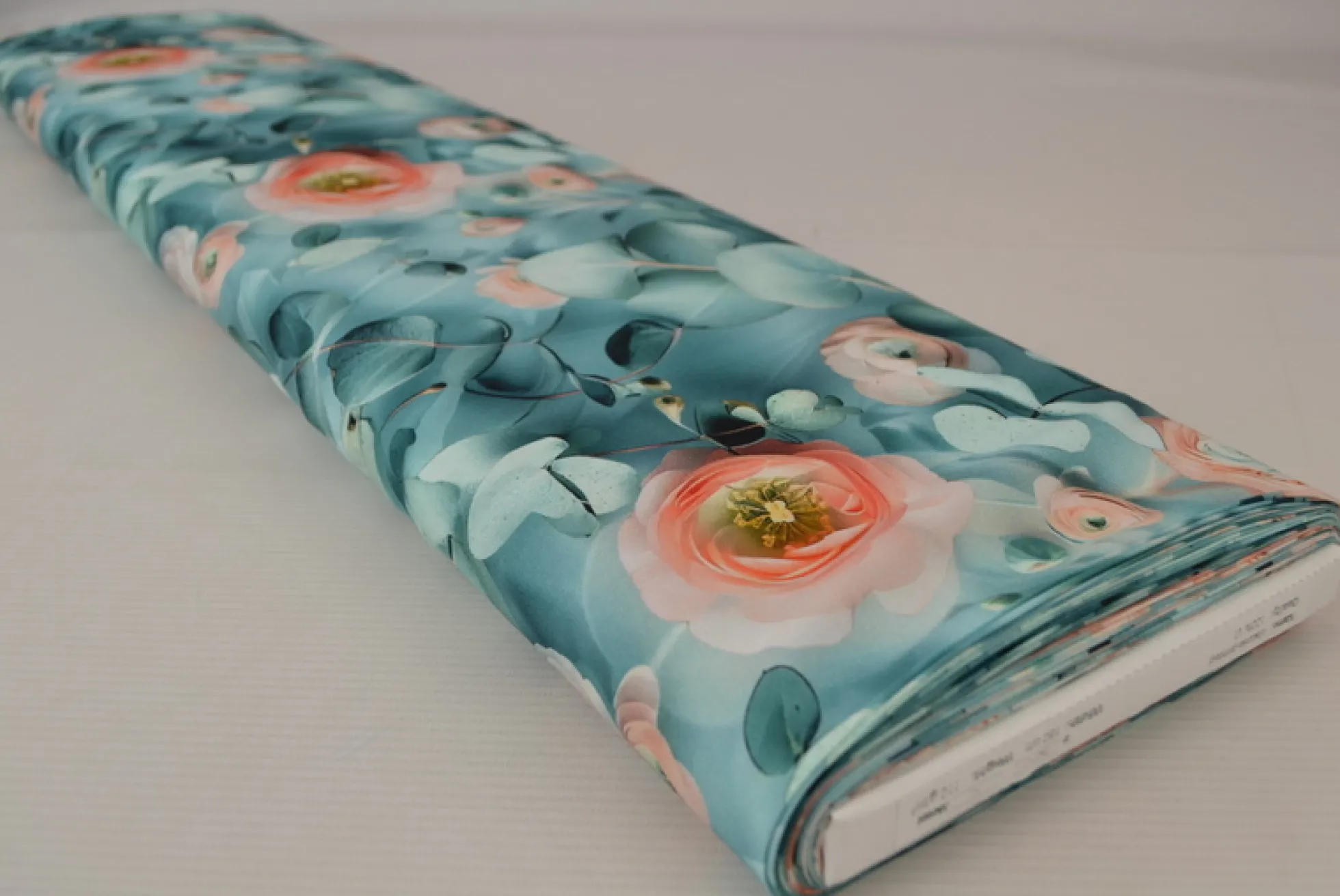 Viscose digitaal – Eucalyptus rose