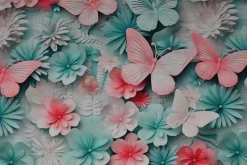 Viscose digitaal – Mint blossom