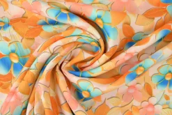Viscose digitaal – Sunny blossom