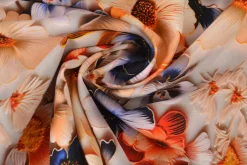 Viscose digitaal – Sunset bloom