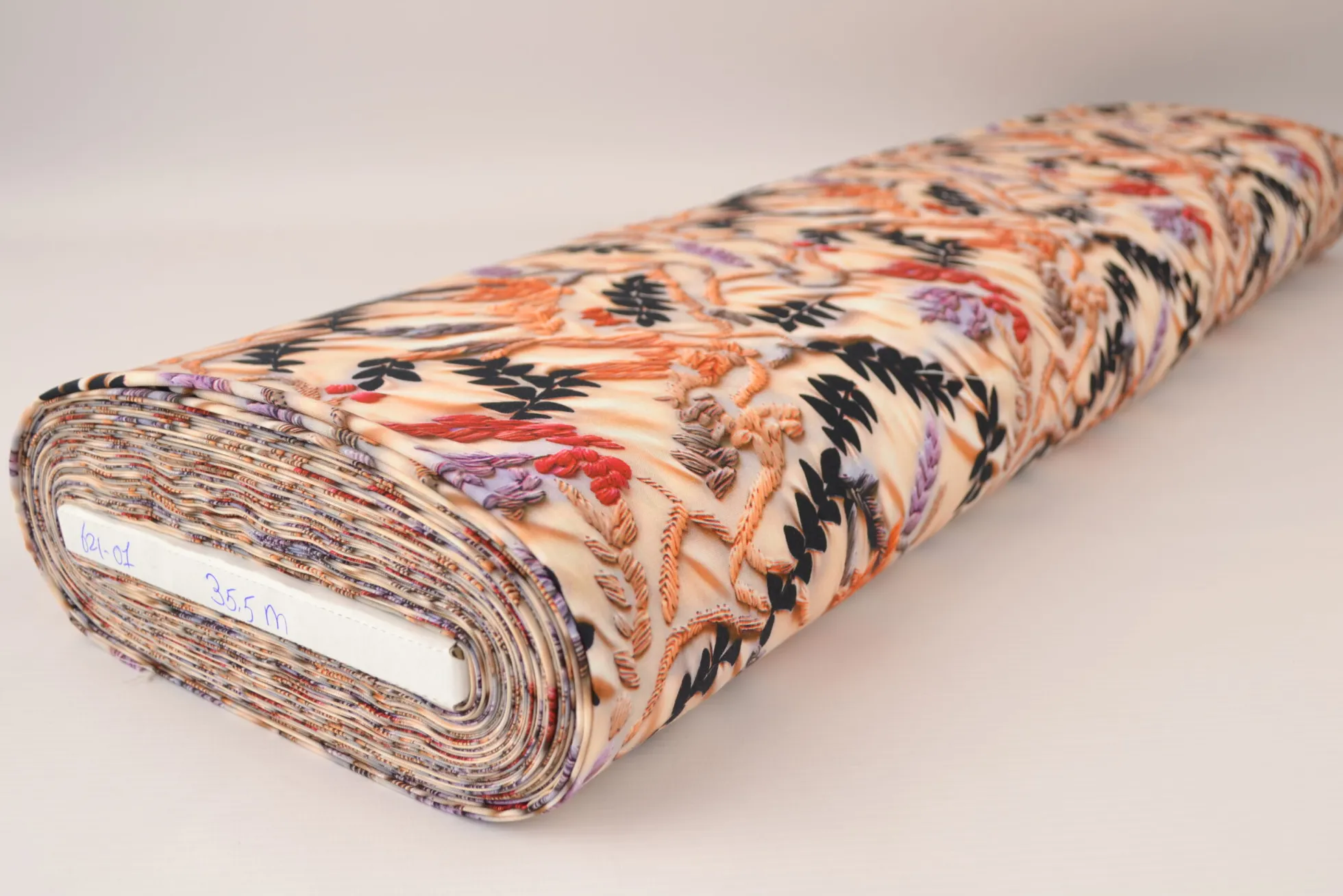 Viscose digitaal – Textured leaves & twig