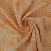 Viscose – Flower drawing ocher