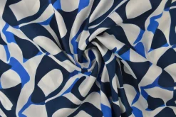 Viscose – Flow shapes blue