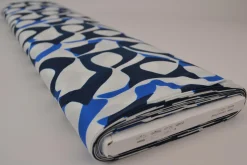 Viscose – Flow shapes blue