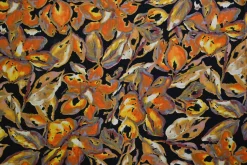 Viscose met stretch – Autumn petals