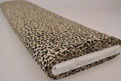 Viscose – Mini leopard beige