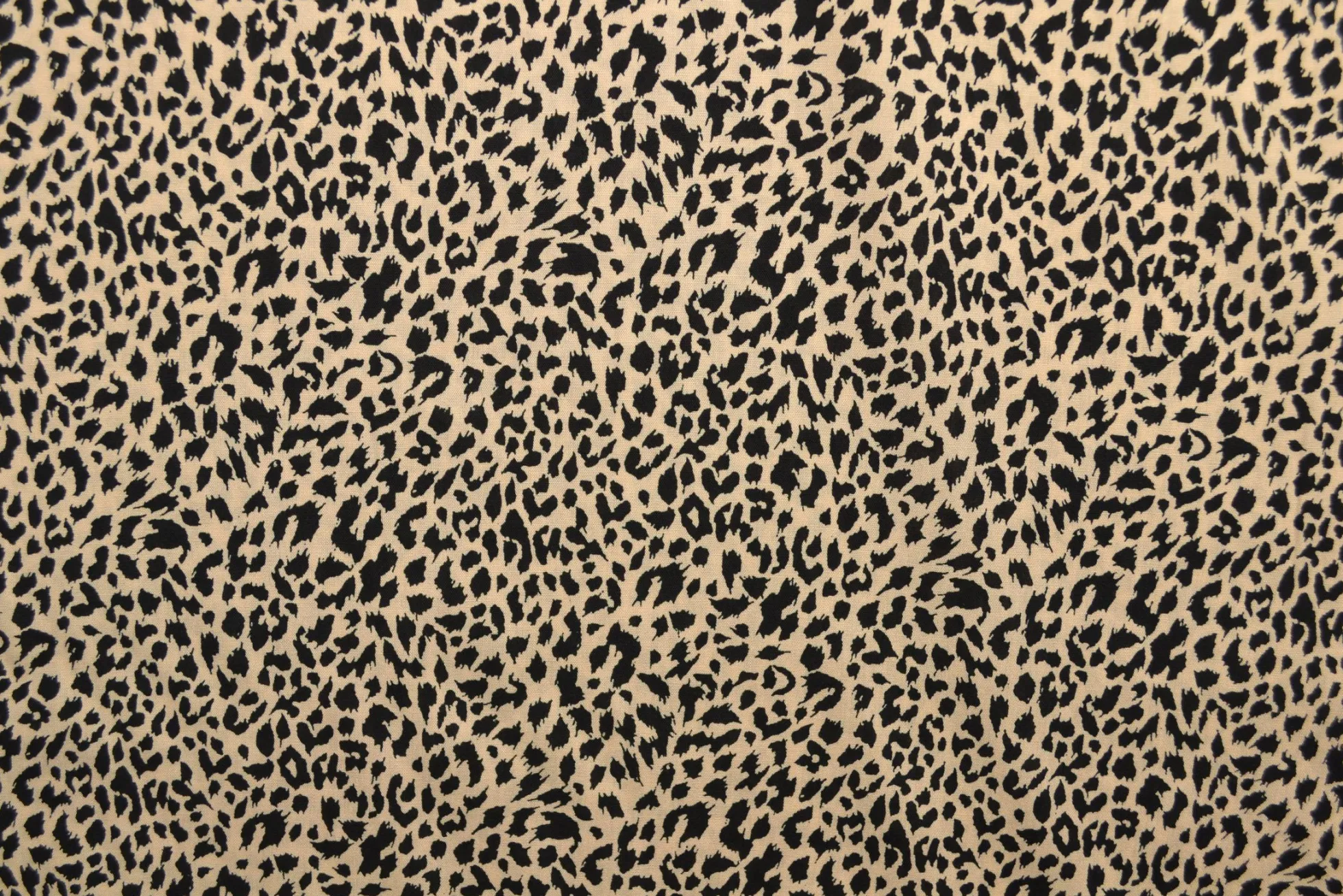 Viscose – Mini leopard beige