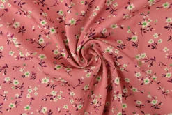 Viscose – Petite blossom vintage pink