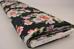 Viscose – Secret roses black