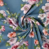 Viscose – Secret roses old blue