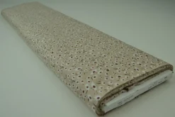 Viscose – Small flower on light beige