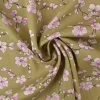 Viscose – Soft blossom moss green