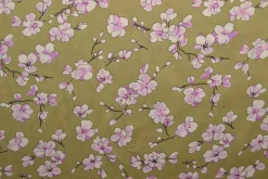 Viscose – Soft blossom moss green