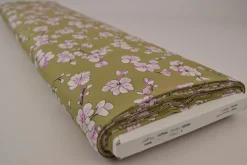 Viscose – Soft blossom moss green