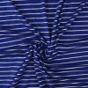 Viscose tricot – Blauw en wit gestreept