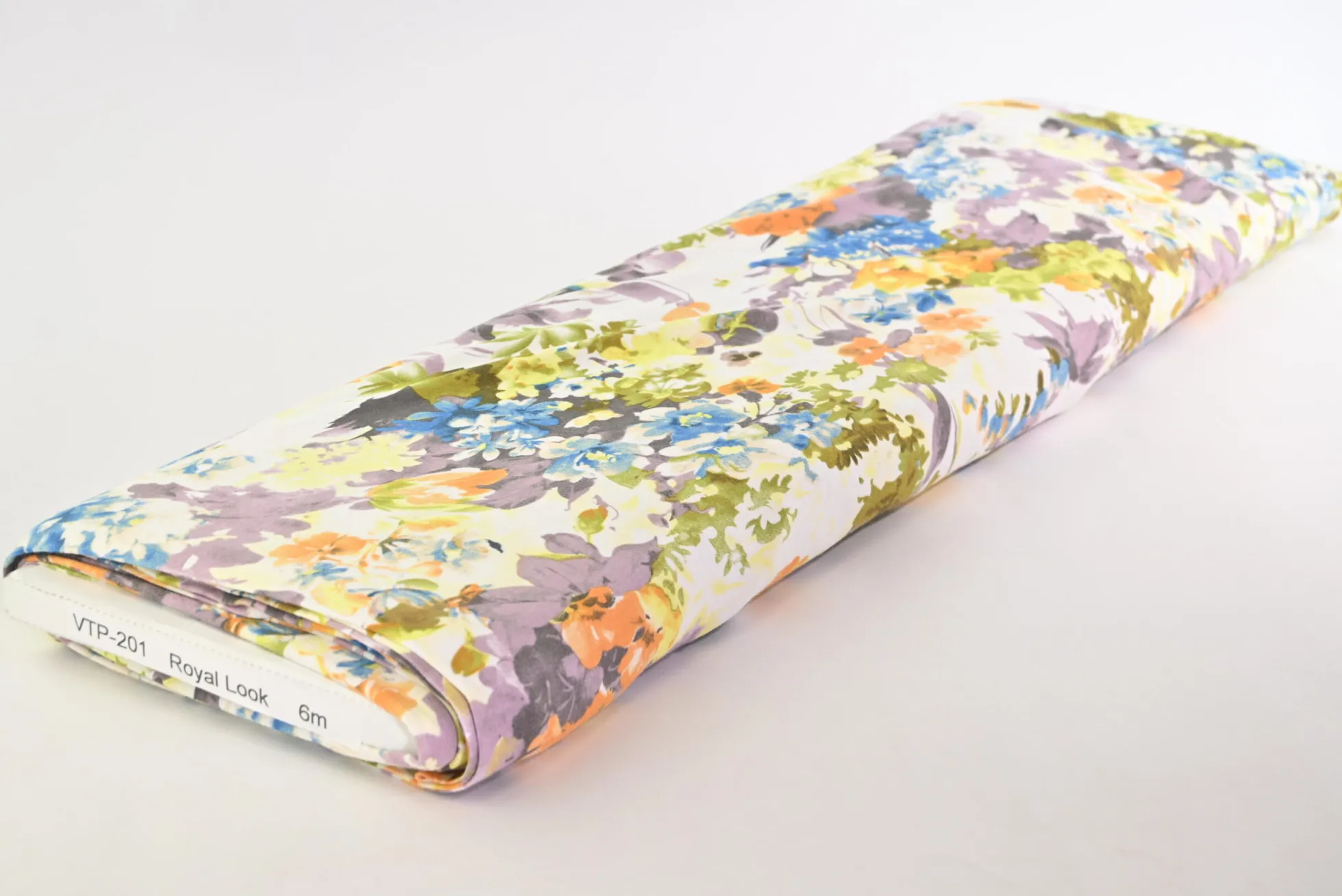 Viscose tricot – Blue Garden Harmony