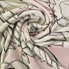 Viscose tricot – Blush Botanical Sketch