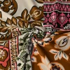Viscose tricot – Boho bloom olive
