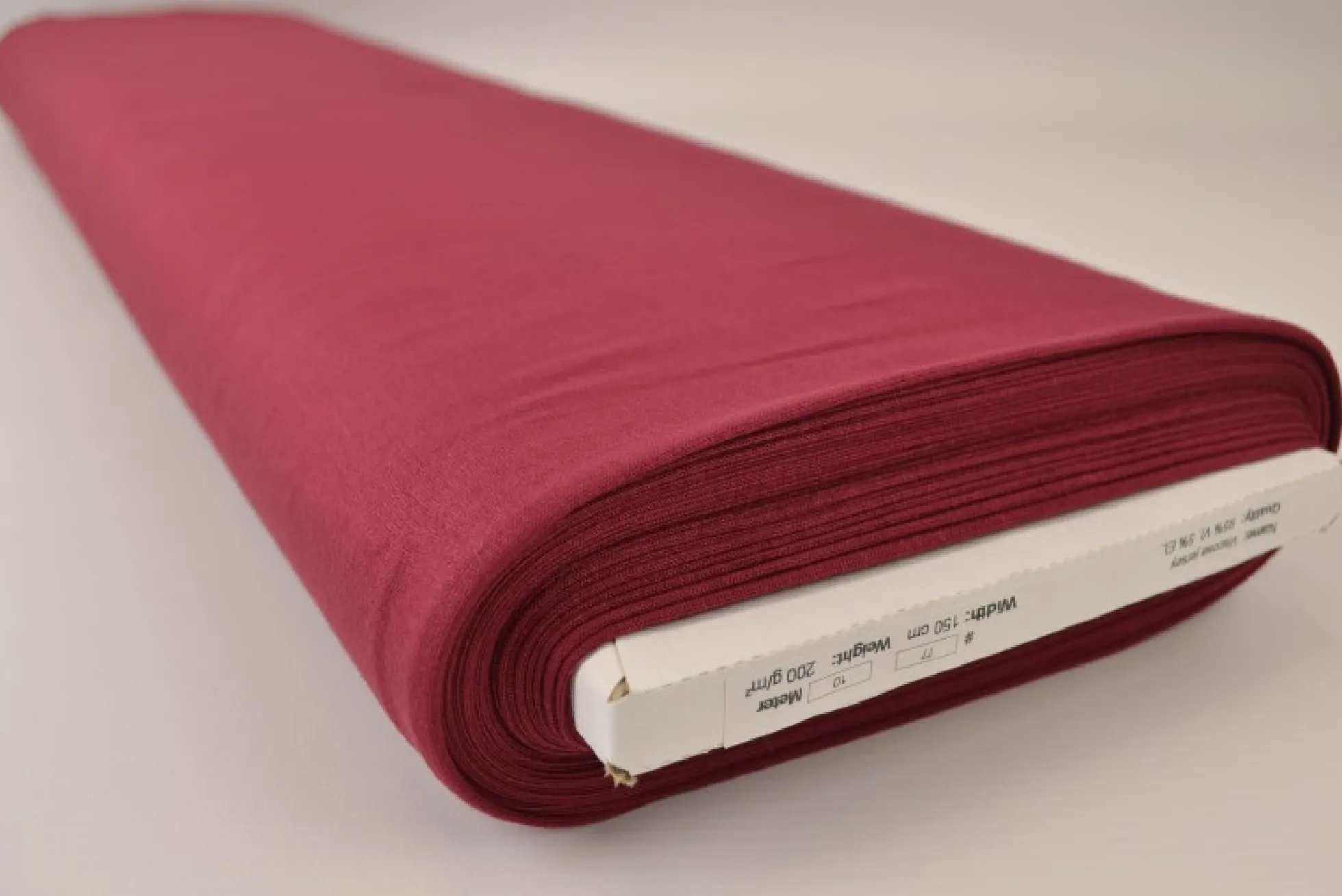 Viscose Tricot: Bordeauxrood