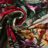Viscose tricot – Burgundy Vintage Bloom