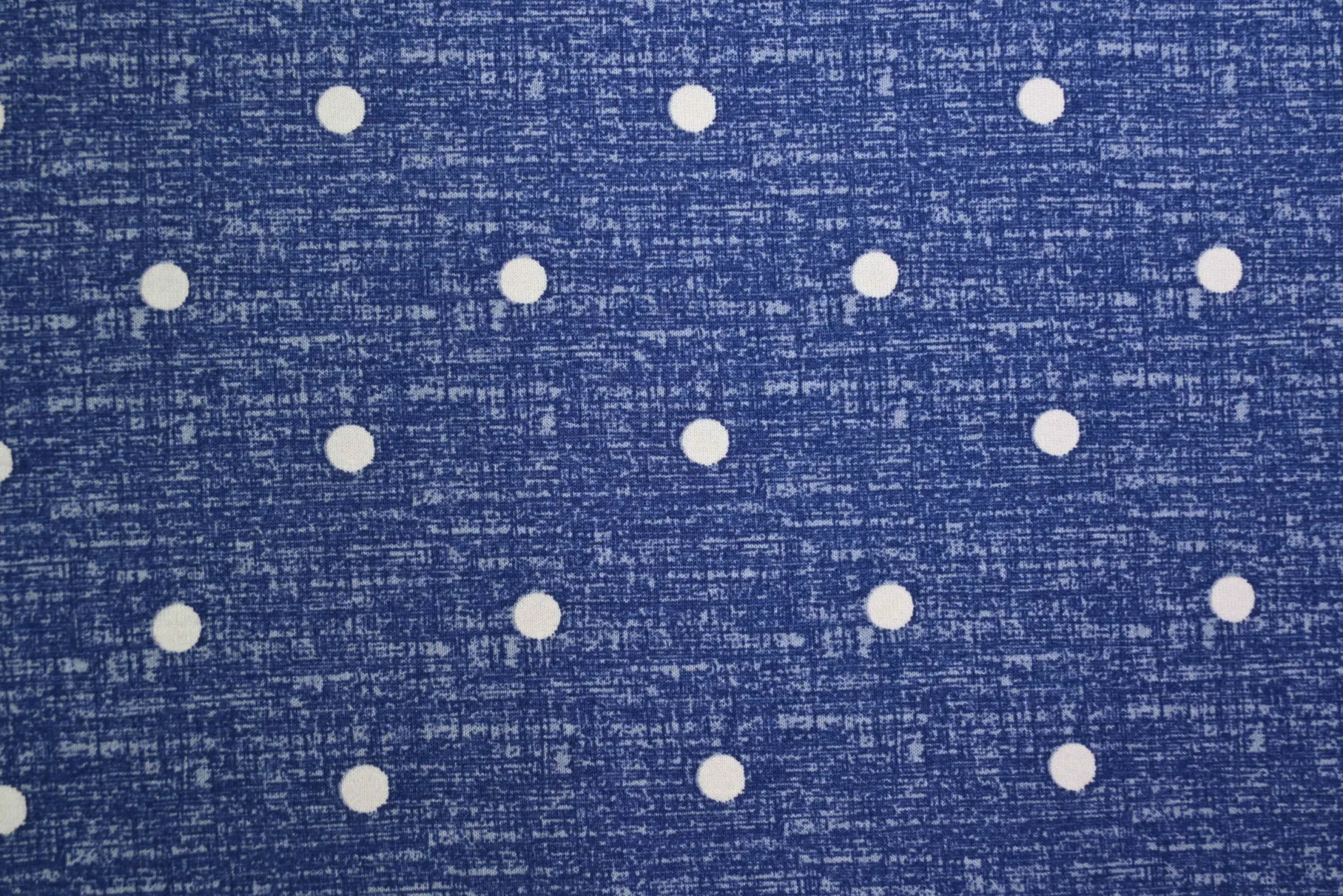 Viscose tricot – Classic Indigo Polka Dot