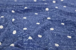 Viscose tricot – Classic Indigo Polka Dot