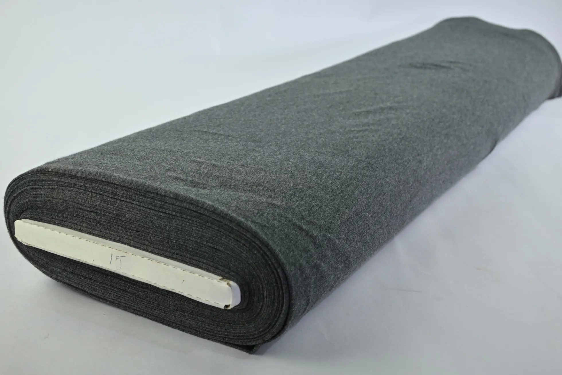 Viscose tricot – Donkergrijs melange
