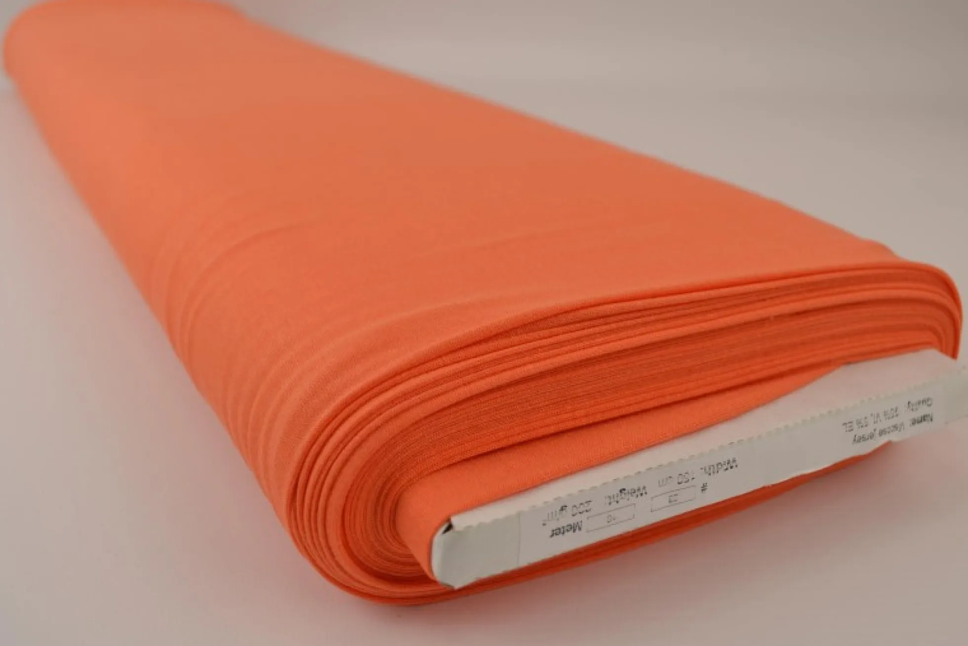 Viscose Tricot: Donkeroranje