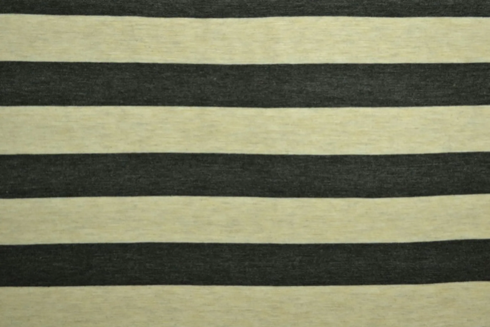 Viscose tricot – Ecru en donkergrijs gestreept