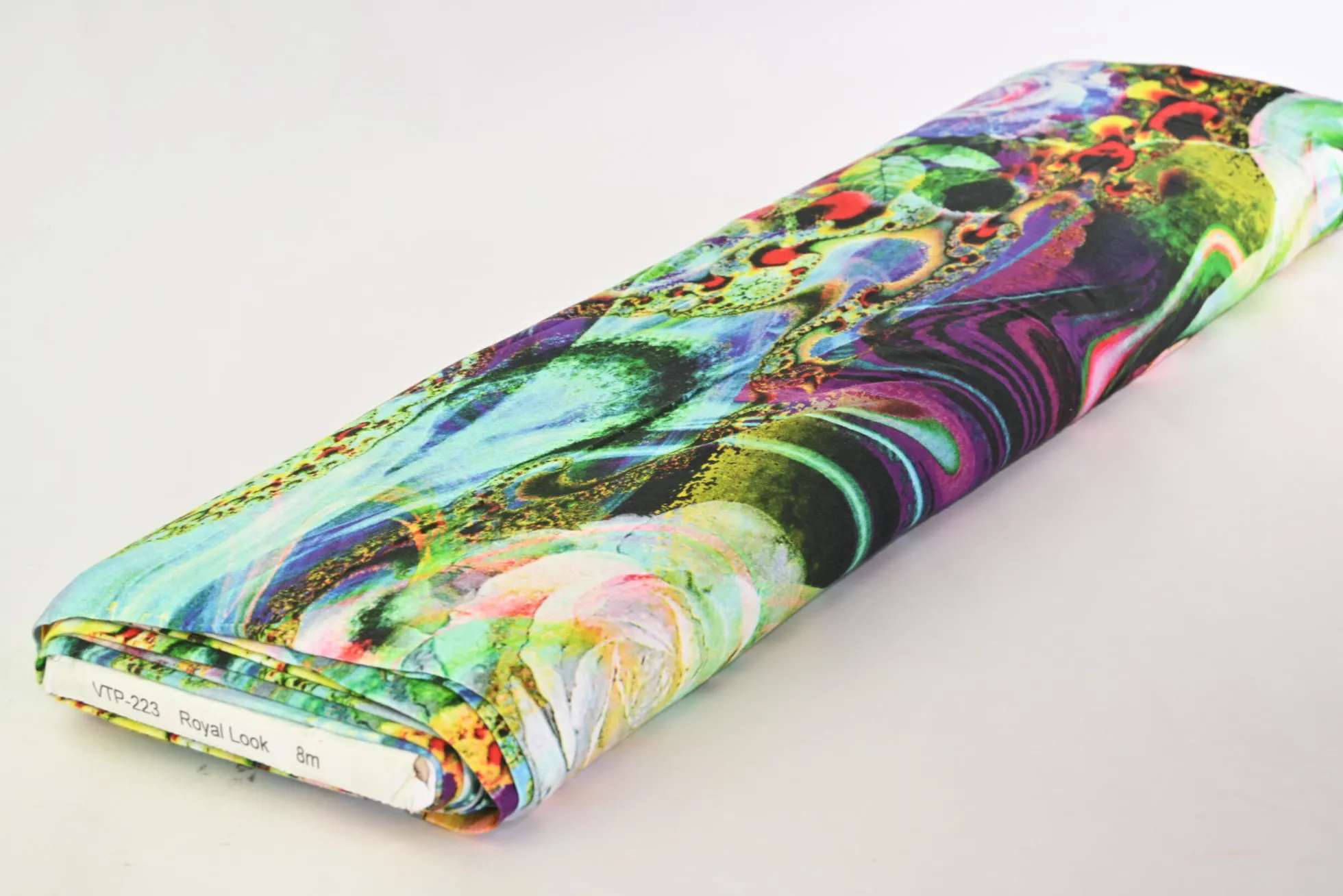 Viscose tricot – Emerald Painted Bloom