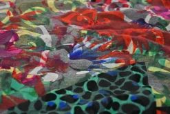 Viscose tricot – Flockprint – Bohemian patchwork