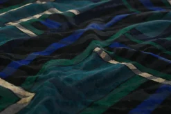 Viscose tricot – Flockprint – Geo lines