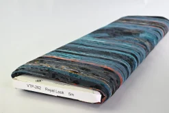 Viscose tricot – Flockprint – Petrol abstract