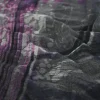 Viscose tricot – Flockprint – Purple waves
