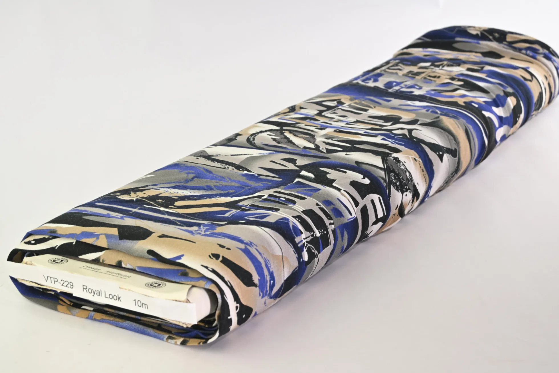 Viscose tricot – Midnight Ink Motion