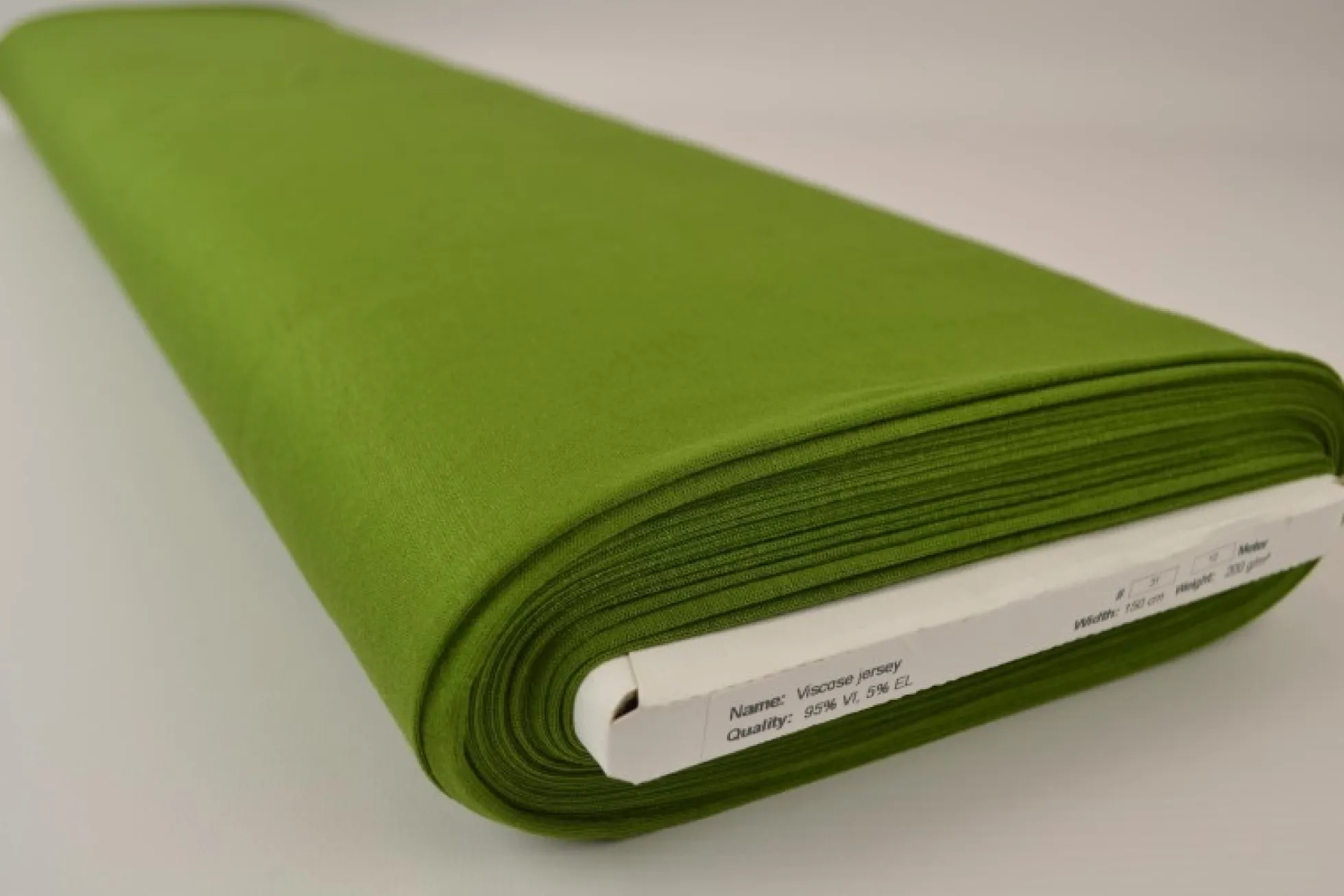 Viscose Tricot: Mosgroen
