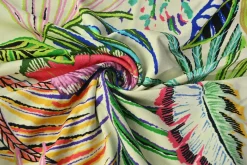 Viscose tricot – Multicolor palms