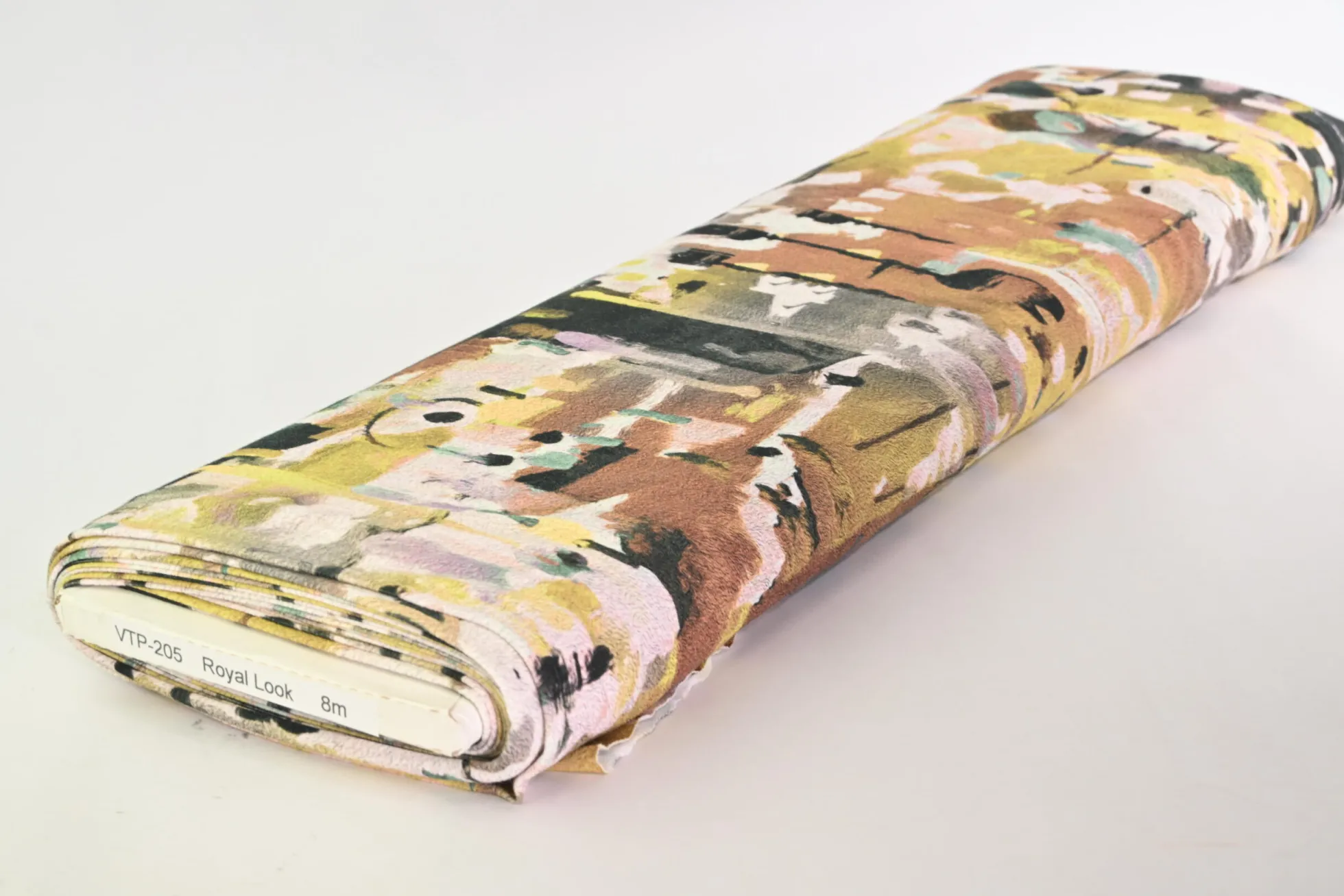 Viscose tricot – Olive Abstract Canvas