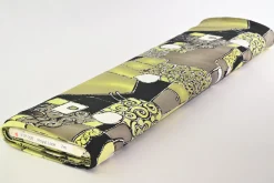 Viscose tricot – Olive Mosaic Whirl