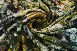 Viscose tricot – Olive Secret Garden
