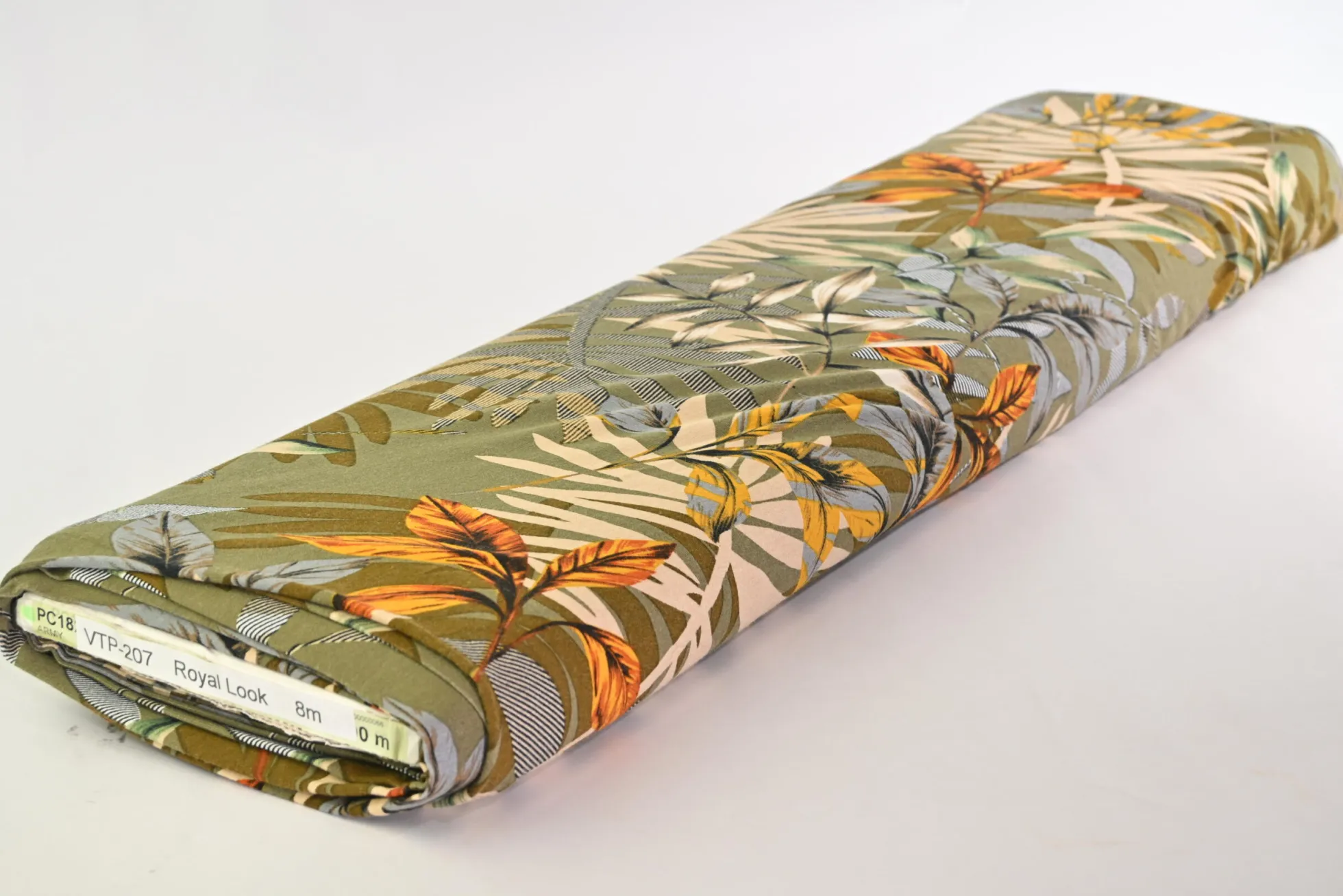 Viscose tricot – Olive Tropical Canopy