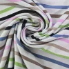 Viscose tricot – Pastel Multi-Stripe