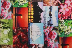 Viscose tricot – Postcard Memories Collage