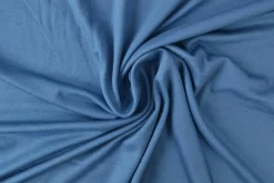 Viscose tricot: Staalblauw
