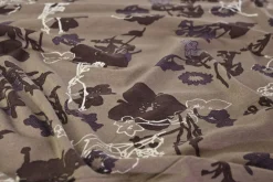 Viscose tricot – Taupe Midnight Floral
