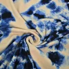 Viscose tricot – Tie-dye blue