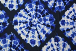 Viscose tricot – Tie-Dye blue